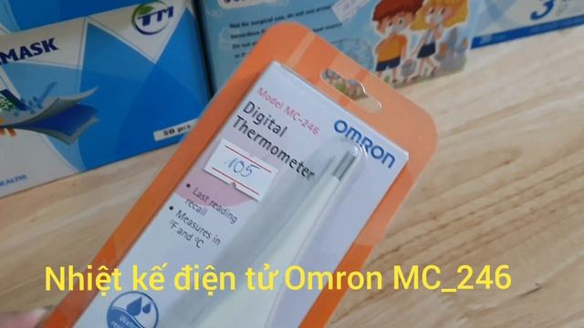 Nhiệt kế omron MC_246 смотреть онлайн
