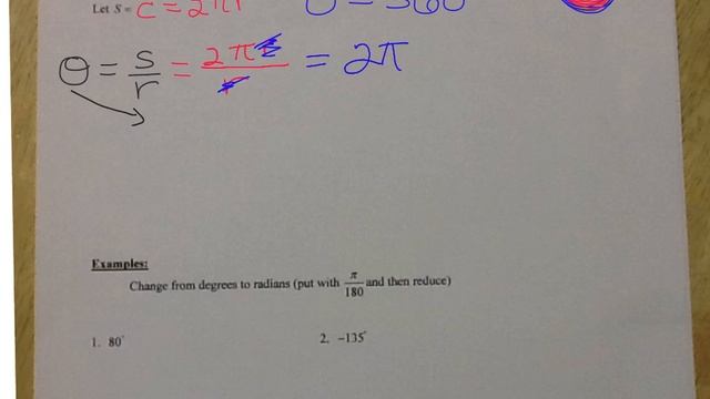 pre calc Radian Measure смотреть онлайн