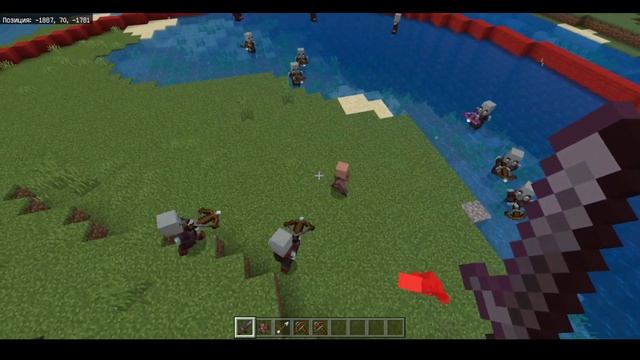 Я поручил 20 игрокам выжить в кругу в Майнкрафт смотреть онлайн