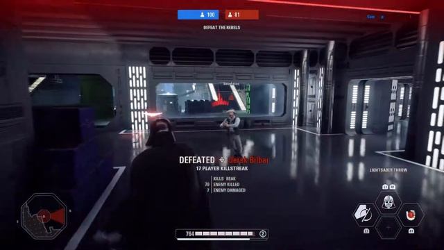 STARWARS BATTLEFRONT 2 DARTH VADER GAMEPLAY (NO COMMENTARY) смотреть онлайн