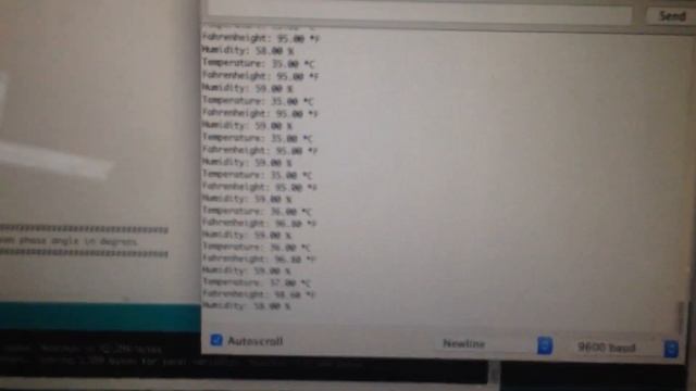 Arduino + LCD TFT 2.4 + DHT11 смотреть онлайн