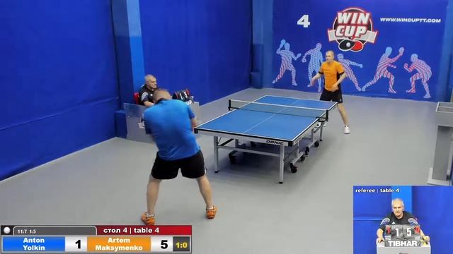 13:00 Ёлкин Антон 3-0 Максименко Артём стол 4 ЮГ-1 24.04.22 смотреть онлайн