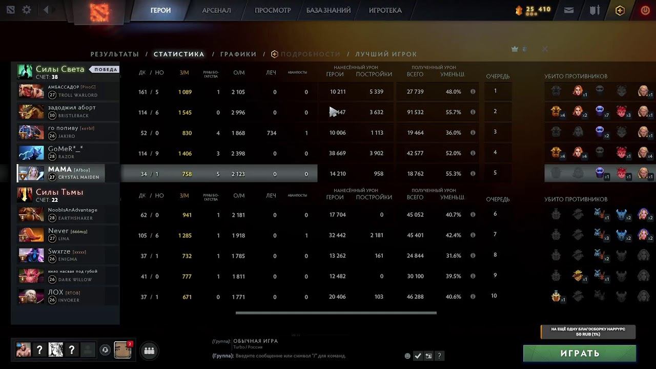 DOTA 2 ПАТИ ТУРБО ФУЛЛ ПОБЕДЫ 100% смотреть онлайн