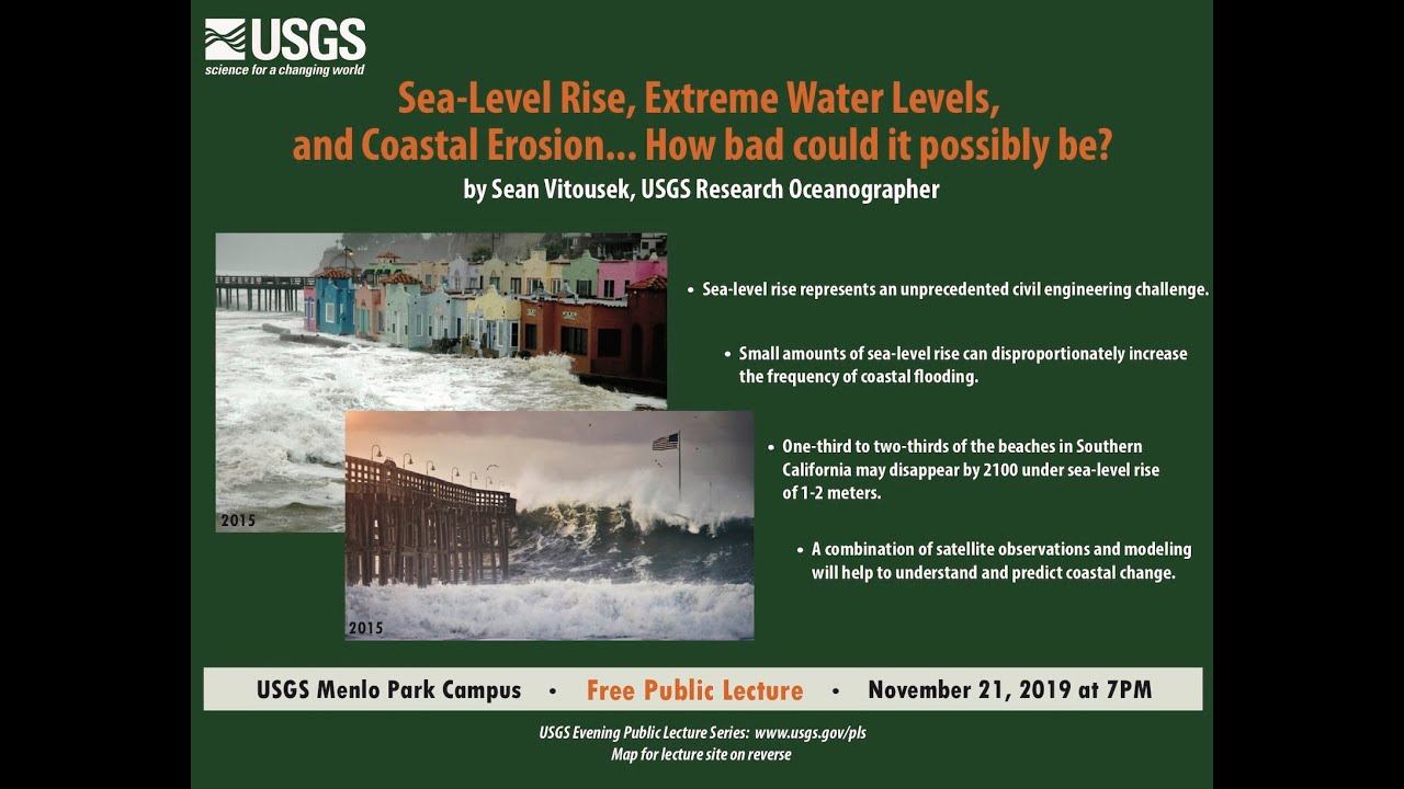 PubTalk 11/2019 — Sea-Level Rise, Extreme Water Levels, and Coastal Erosion...How bad could it be? смотреть онлайн