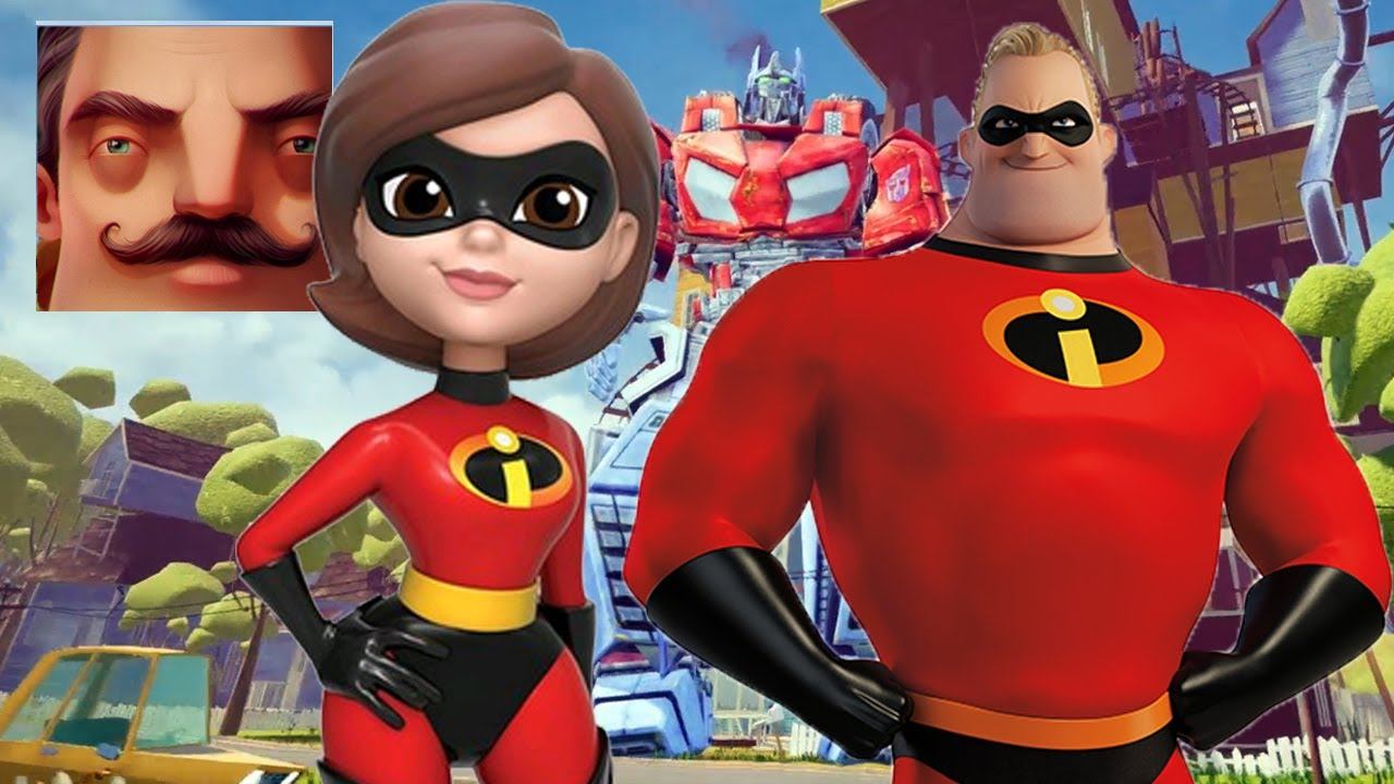 Hello Neighbor - My New Neighbor Big Mrs. Incredible Act 3 Gameplay Walkthrough смотреть онлайн