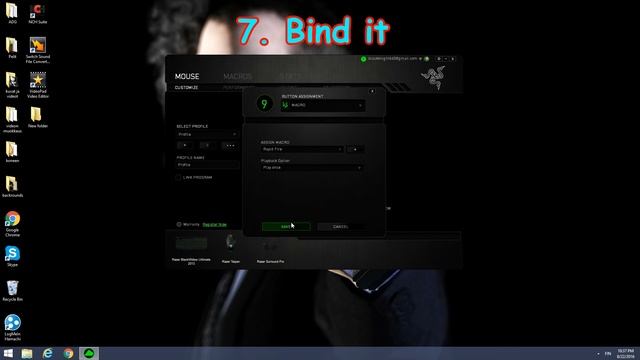 How to make autofire/rapidfire Macro (Razer synapse) смотреть онлайн
