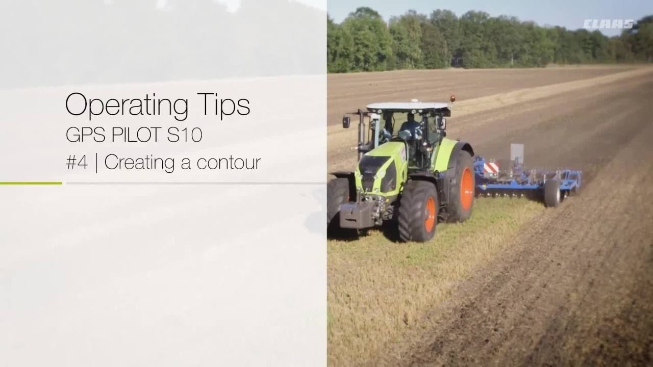 CLAAS Operating tips GPS PILOT S10 #4 | Creating a contour смотреть онлайн