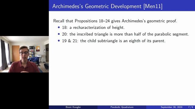 Archimedes: Quadrature of the Parabola смотреть онлайн