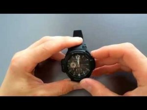 G-Shock GA-1100-1A3 обзор и настройка
