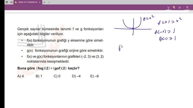 DEMO AYT DENEMESİ SERİ-1 +PDF 2020 AYT-POLİNOM-TRİGONOMETRİ-FONKSİYON-DİZİLER-KARMAŞIK SAYI-DENKLEM смотреть онлайн