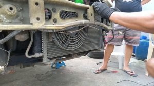 Chery QQ Condenser fan replacement due to engine Overheat || Tutorial-D.I.Y at RaidensCrib
