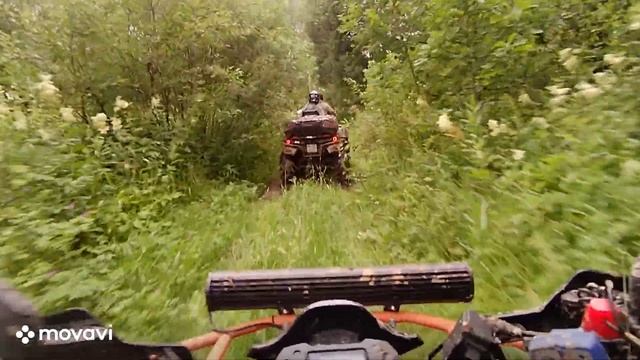 Маршрут: "За Глотаево" ЛЭП, ПОЛЯ, Много грязи и луж, Заглох квадроцикл, что случилось? Сломался? смотреть онлайн