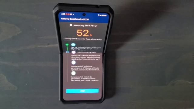 Antutu Benchmark Samsung Z Flip 3 5G смотреть онлайн