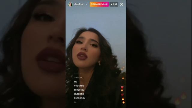 Durdona Qurbonova Pryamoy Efirda #durdona_qurbonova #shoubizneslive
