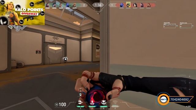 Valorant Live Gameplay | Valorant Points Giveaway смотреть онлайн
