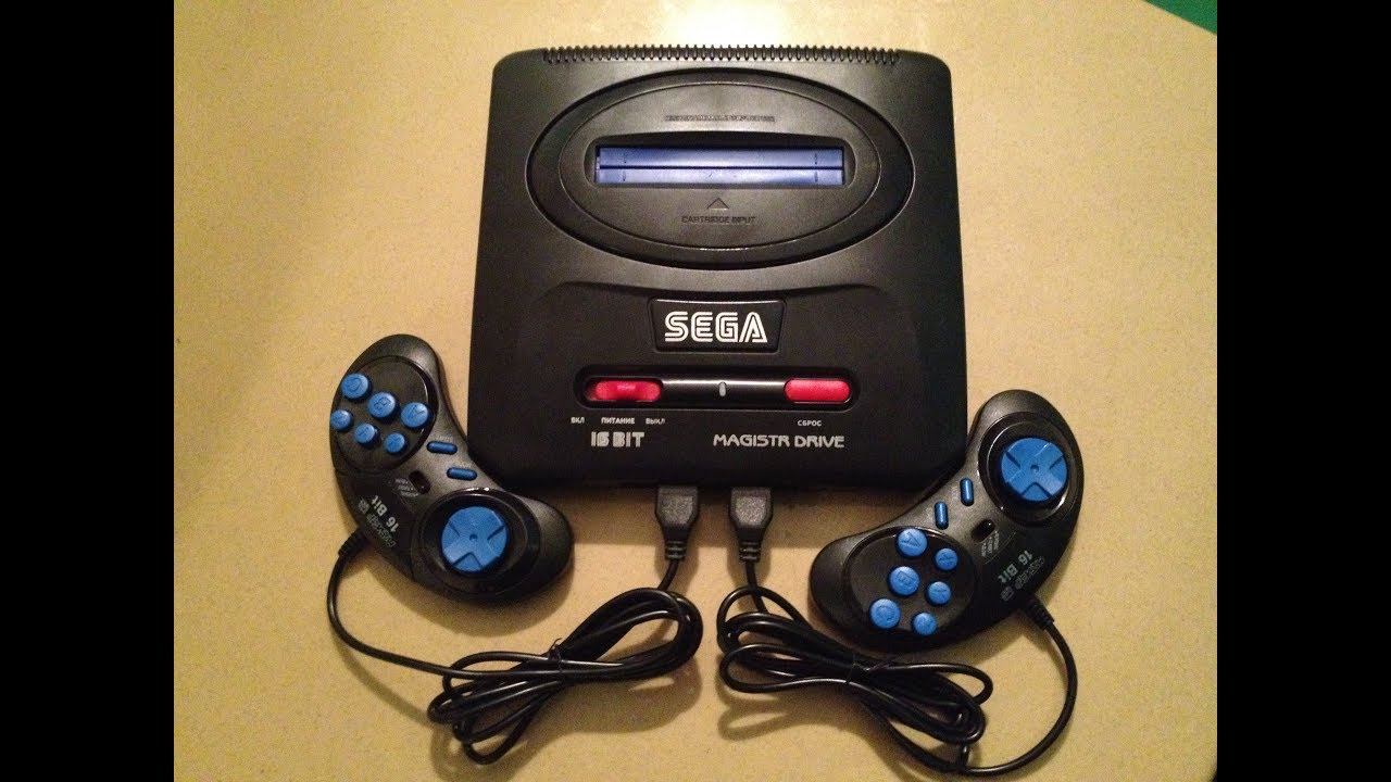 Sega Magistr Drive 2 и 160 встроенных игр. Лёгкий 