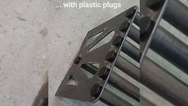 DIY Modern Unique Steel Outdoor Bench, No Wood, Made Of Metal Only