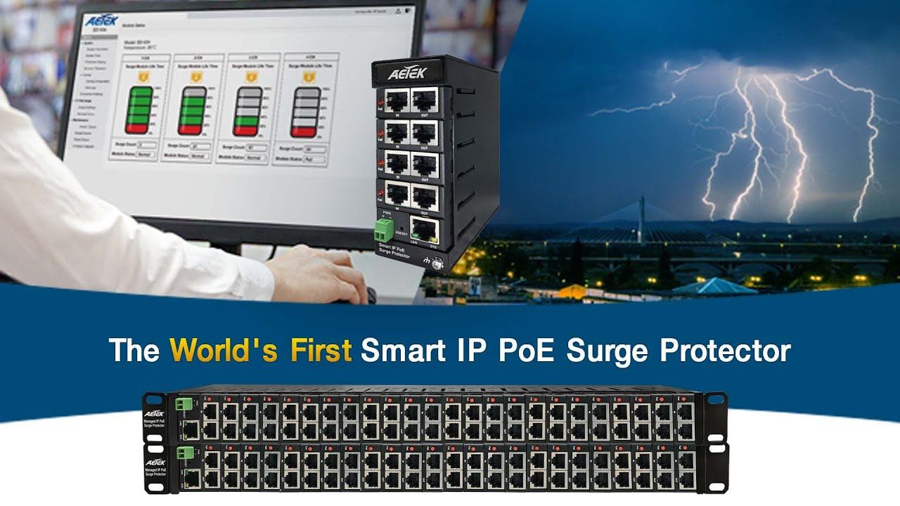 The World's First Smart IP PoE Surge Protector смотреть онлайн