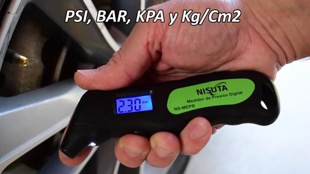 🔥NSMEPR🔥 Medidor De Presión Digital Con Luz! 4 Unidades De Medición⚡