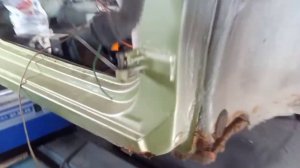 Замена порогов, ремонт полов. Калина