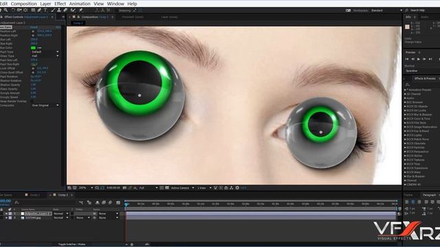 VideoCopilot Glass Eyes Plugin Tutorial | After Effects