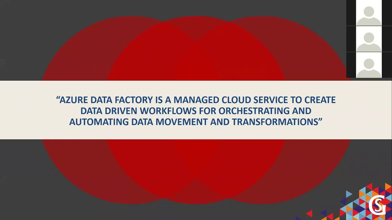 Cloud based Integrations using Azure Data Factory by Anupama Natarajan (Recorded Webinar) смотреть онлайн