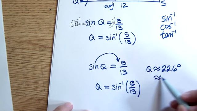 Right Triangle Trig -- Finding Missing Angles (INVERSE functions!) смотреть онлайн