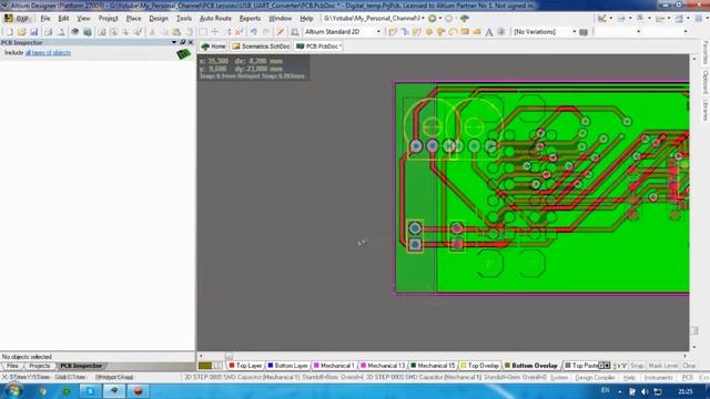 Altium#12_7 Digital Thermometer DS18B20 смотреть онлайн
