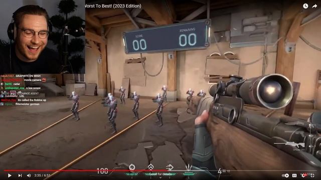 OhnePixel Reacts To VALORANT AWP Skins!