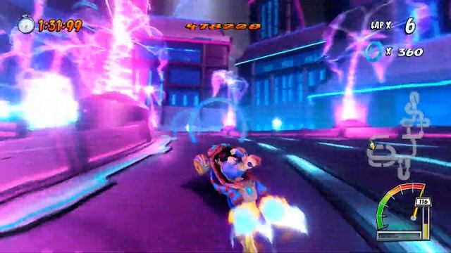 CTR Nitro Fueled - Ring Rally #23: Electron Avenue (1 133 292 points) смотреть онлайн