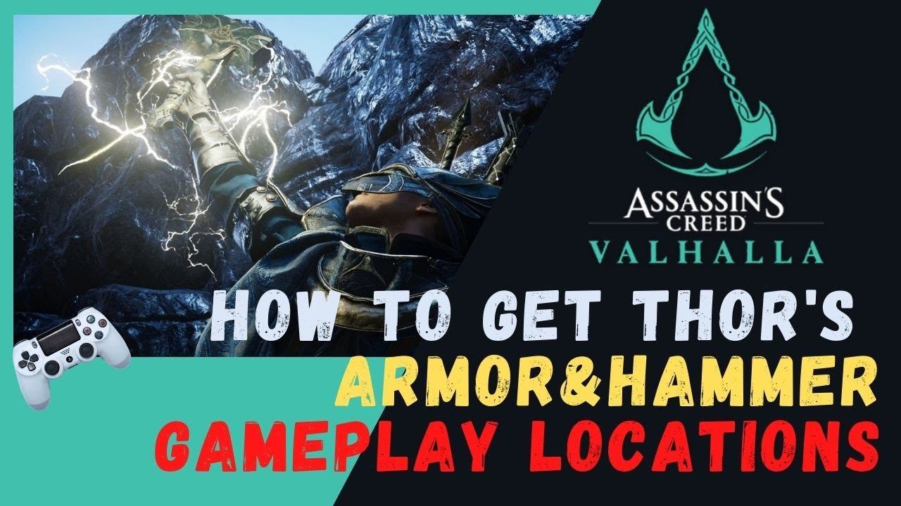 AC VALHALLA HOW TO FIND THOR'S ARMOR & HAMMER LOCATION #assassinscreedvalhallagameplay смотреть онлайн