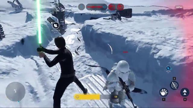 Star Wars Battlefront Beta Gameplay - Darth Vader vs Luke Skywalker (PC) смотреть онлайн