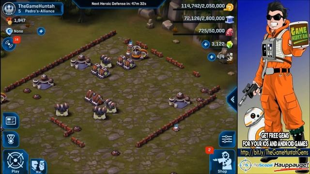 Star Wars Commander Rebels | MONSTER RAIDS ! Rancors are attacking ! (Ep # 50) смотреть онлайн