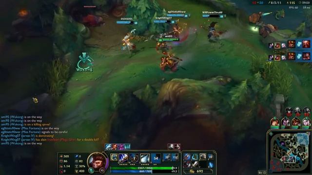 League of Legends: Wukong Gameplay - "Bad Team Kappa" смотреть онлайн