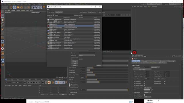 Установим графический видео движок Octane render и настроим рабочее пространство в Cinema4D смотреть онлайн