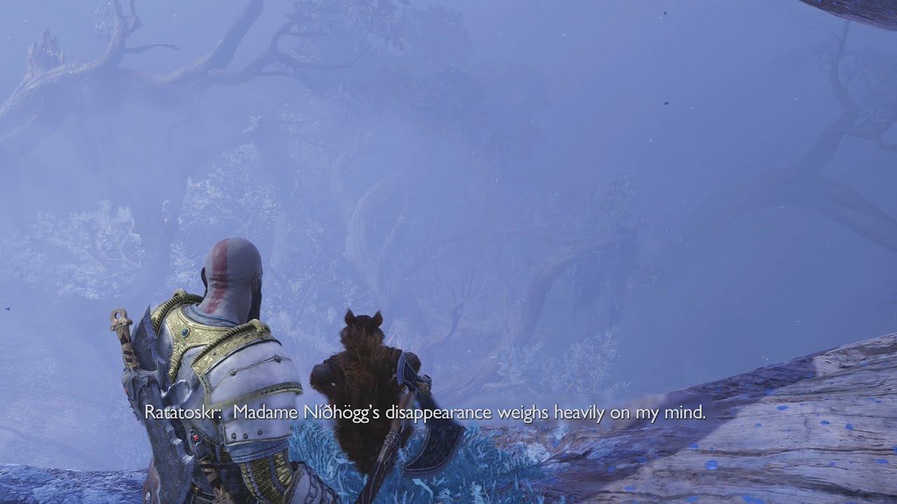 Ratatoskr Being Worried For Nidhogg's Disappearance And Leaving Her Babies - God Of War: Ragnarök смотреть онлайн