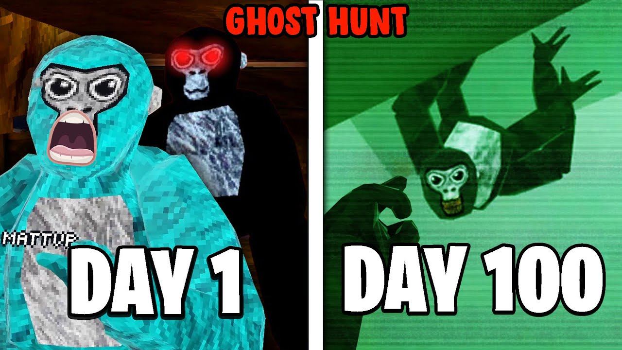 I Spent 100 Days Ghost Hunting In GorillaTag (Pt.2) смотреть онлайн
