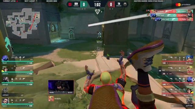 Sen TenZ CRAZY ACE in VCT Masters Madrid! смотреть онлайн