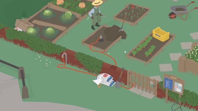 ПРИКЛЮЧЕНИЯ ГУСЯ ИГРА - UNTITLED GOOSE GAME смотреть онлайн