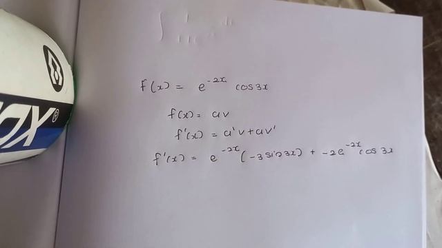 Derivative of e^-2x. cos 3x смотреть онлайн