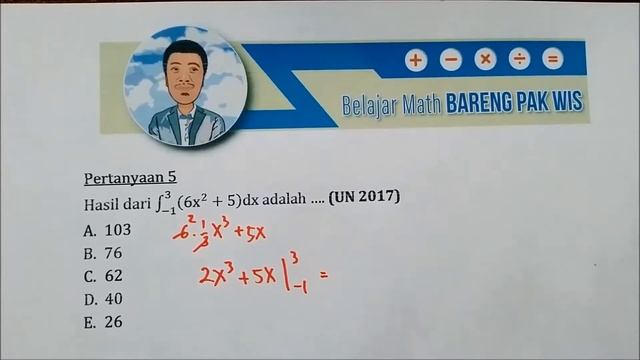 PEMBAHASAN PEMANTAPAN UN MATEMATIKA SMA IPS, INTEGRAL (Bagian 1) смотреть онлайн
