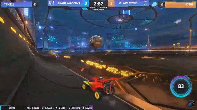 TEAM FALCONS vs GLADIATORS - Rocket League 2022 Gamers8 смотреть онлайн