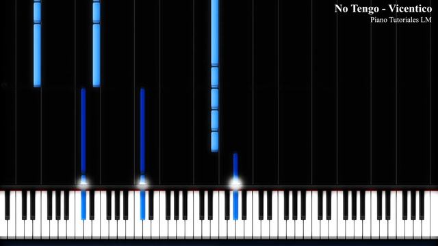 No Tengo - Vicentico. Piano Tutorial. смотреть онлайн