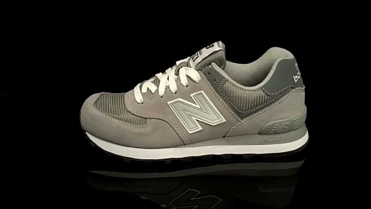 New Balance ML574 Sneaker 80s Suede BCO Grey смотреть онлайн