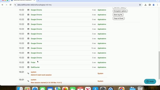 Установка программы StaffCounter 1.8.109 на macOS 14.4.1 смотреть онлайн