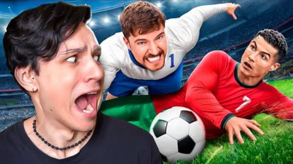 MrBeast ОБЫГРАЛ РОНАЛДУ В ФУТБОЛ!😱 ЛЕГЕНДАРНАЯ КОЛЛАБОРАЦИЯ ДВУХ ЛЕГЕНД!😭 смотреть онлайн