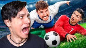 MrBeast ОБЫГРАЛ РОНАЛДУ В ФУТБОЛ!😱 ЛЕГЕНДАРНАЯ КОЛЛАБОРАЦИЯ ДВУХ ЛЕГЕНД!😭