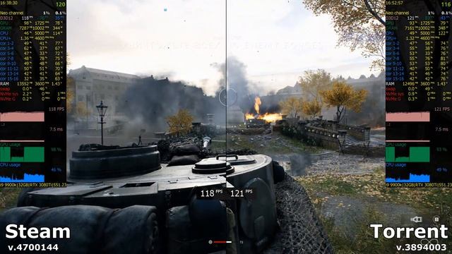 Battlefield V | Battlefield 5 - Steam vs Torrent | Original vs Cracked смотреть онлайн
