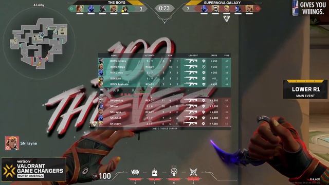 The Boys vs Supernova Galaxy - Verizon Game Changers Series 1 Main Event - Day 2 - Map 1 смотреть онлайн