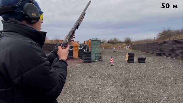 Результаты стрельбы с Mossberg 835 с разными дульными сужениями смотреть онлайн